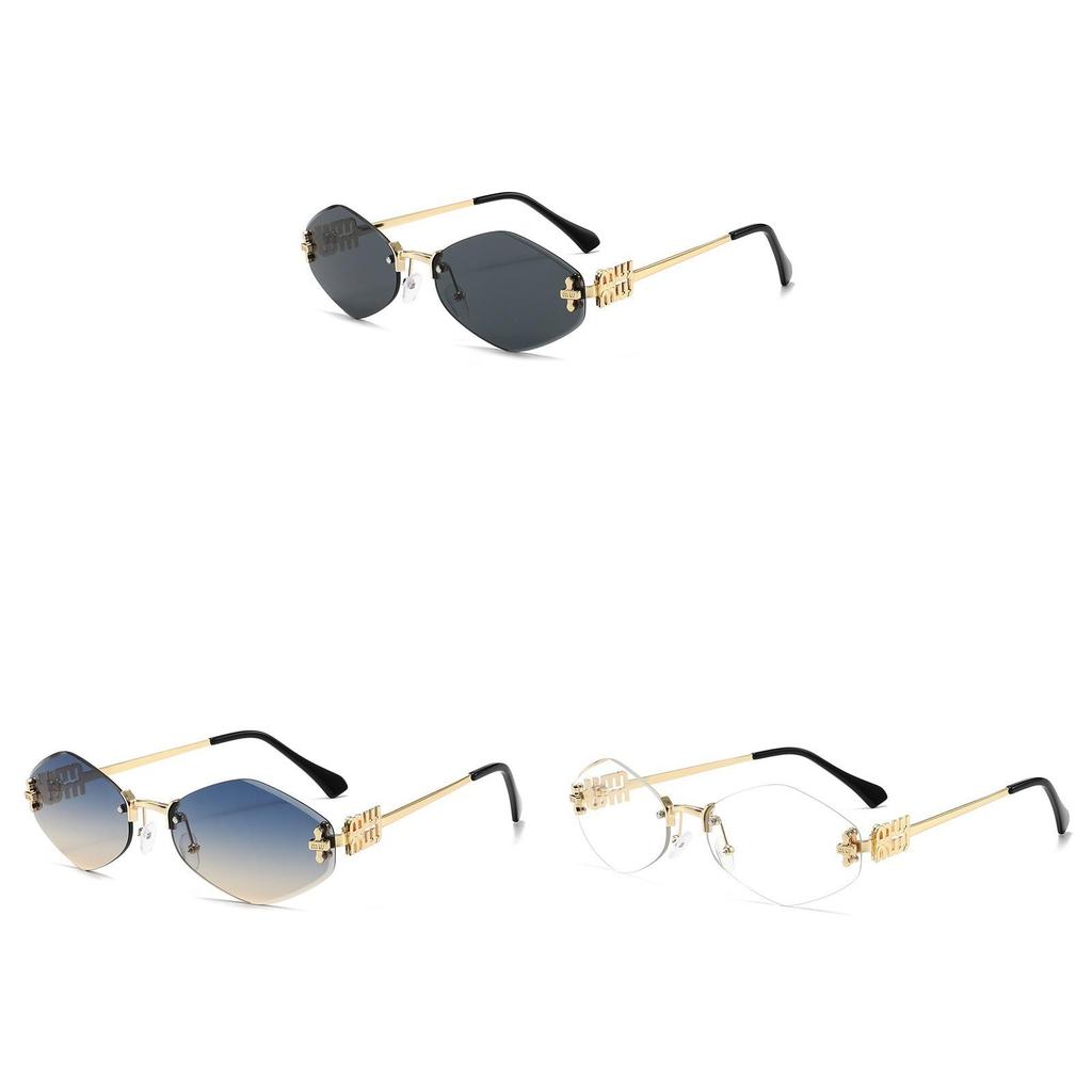 Geometric Square Sunglasses With Uv400 Protection For Casual Outdoor Wear