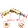 Easy Connection Pressure Washer Coupler High Pressure Coupler 360-degree Rotation Brass Construction Flexible Adjustment