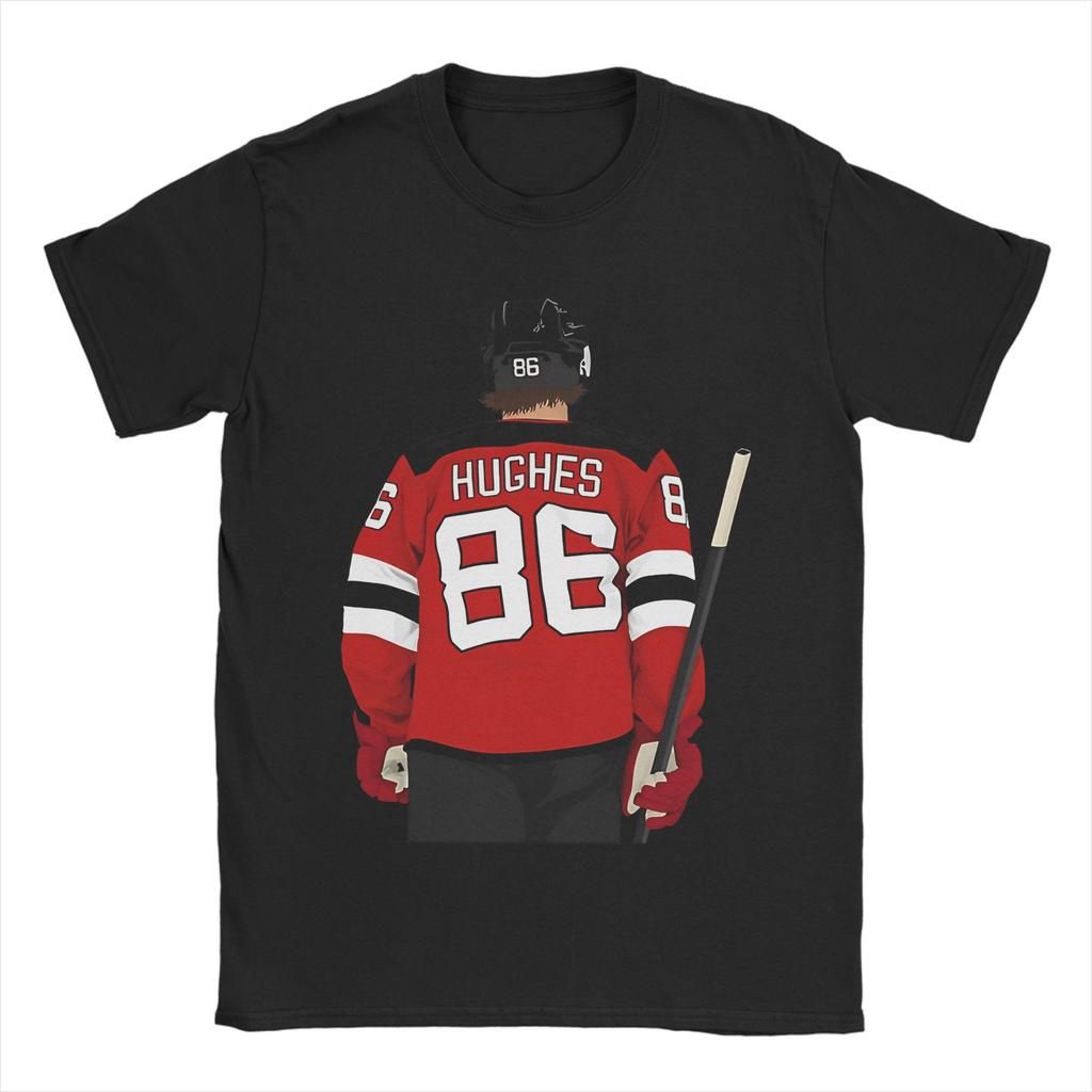 Hockey Hughes 86 USA T-Shirt Sommer Ästhetische T-Shirts Baumwolle Neuheit T-Shirt Für Unisexs Kurzärmelige Gemusterte Oberteile
