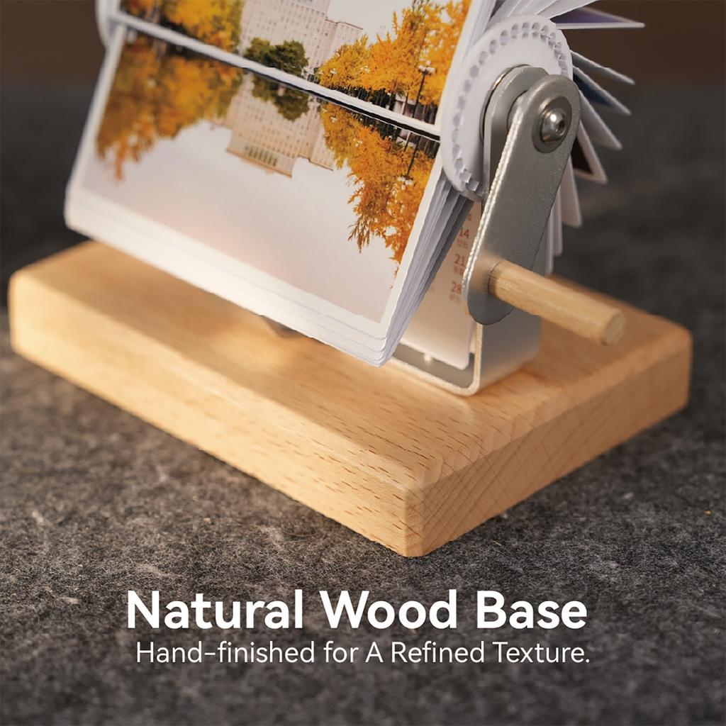 Personalized Family Album Retro Mechanical Hand-cranked Flip Page Album Custom Flip Page Album