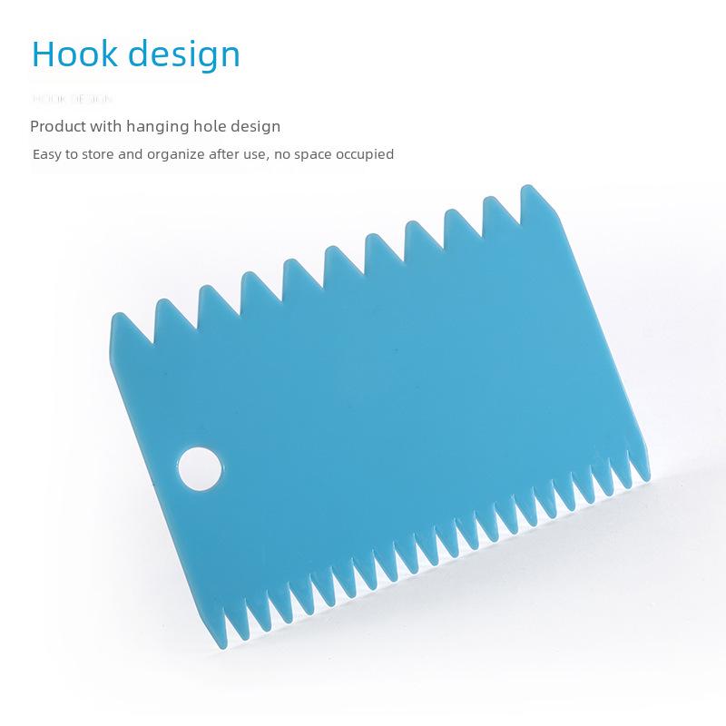 Dreiteiliges Backwerkzeug-Set: Creme, Butter, Weiche Plastikschaber