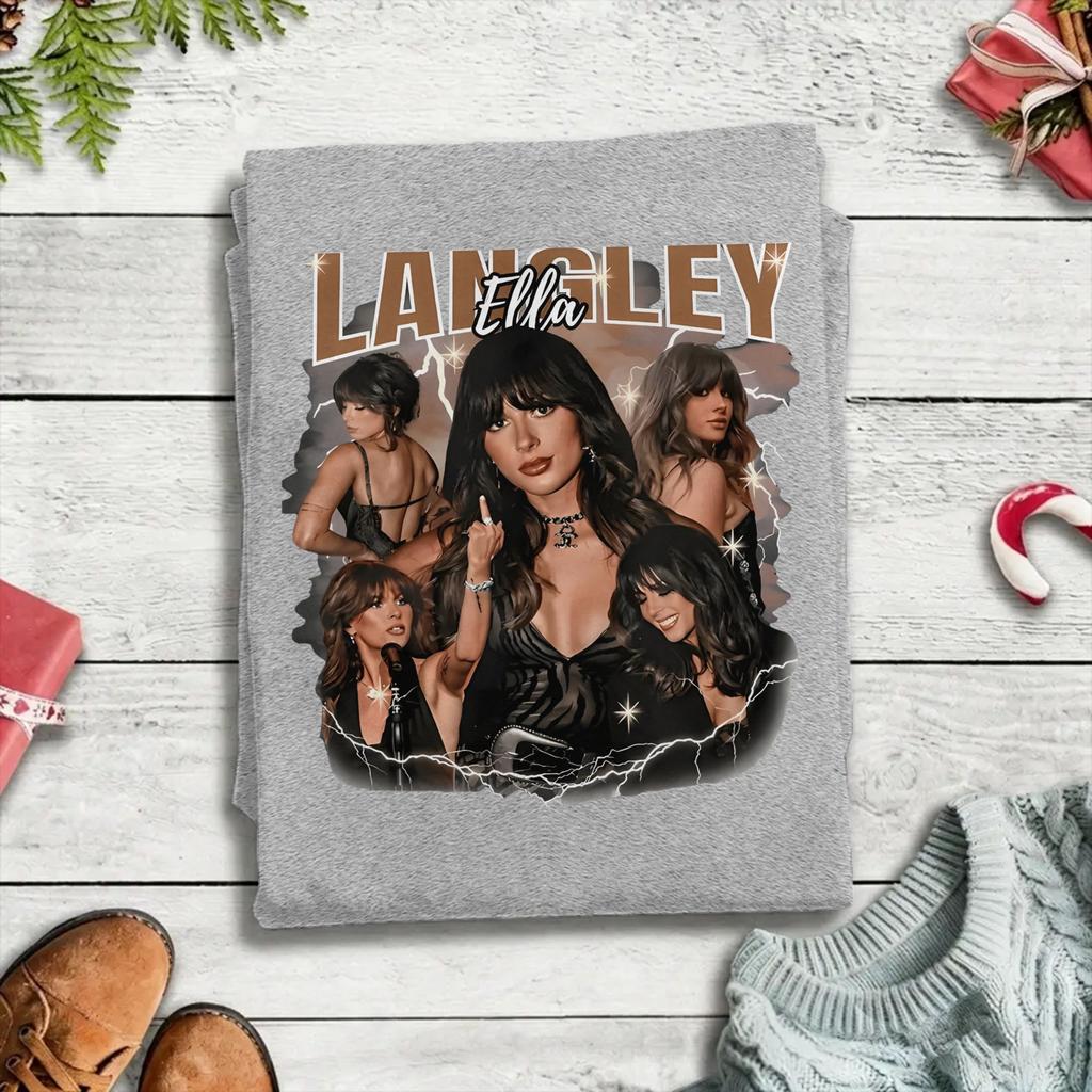 Casual TShirt Summer Ella Langley Fashion T Shirts Cotton Tshirt for Unisex Awesome Hot Sale Short Sleeve Tees