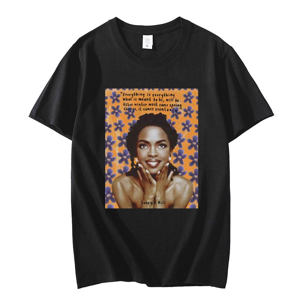 

Rapper Lauryn Hill Music Album Graphic TShirt Unisexs Womens Vintage Casual Short Sleeve T Shirt Fashion Hip Hop Rock Streetwear 4XL