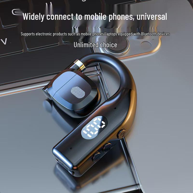 New Rotatable Wireless Bluetooth Running Earbuds - Single Ear Hanging Design