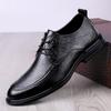 New Arrival Business Casual Shoes Men Lace Up Formal Dress Footwear Genuine Leather Male Oxford Shoes Wedding Party Derby Shoes