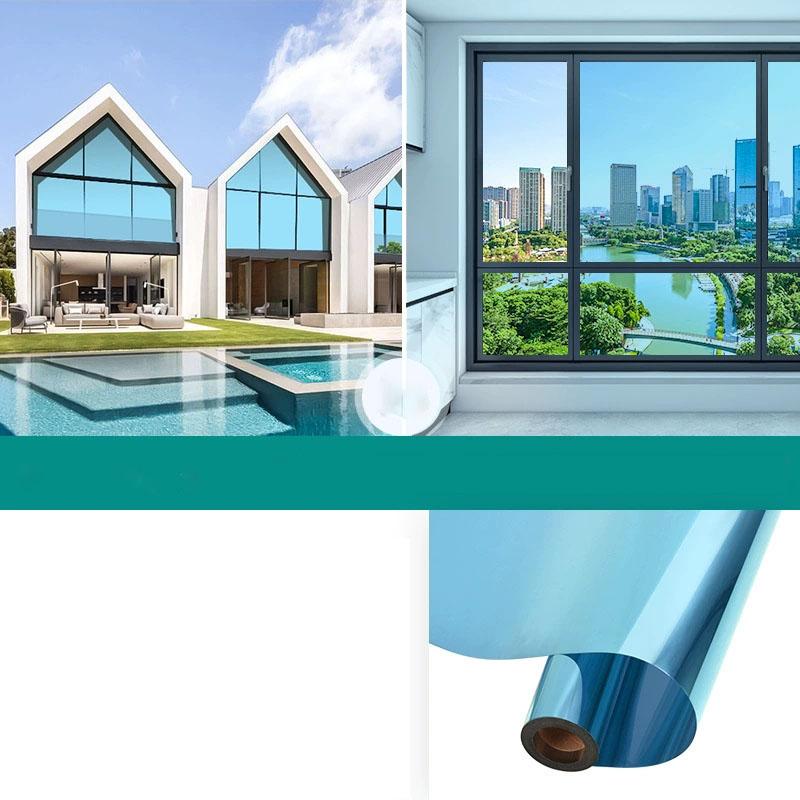 Home Insulated Glass Film Windows Balconies Privacy Protection Sun Protection One-Way Mirrors Window Film Stickers