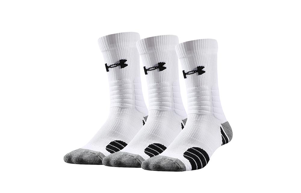 Under Armour Crew Socks Unisex 3 Pack Black 22610209-171 XL