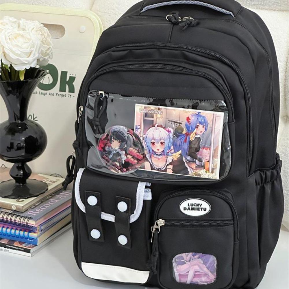 New college style ins sweet and cute junior high school student schoolbag high value grade 3-5 large capacity backpack women