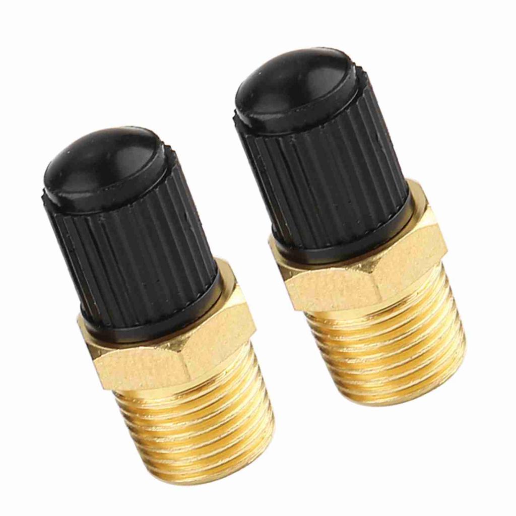 2Pcs 1 8 NPT MPT Brass Air Compressor Tank Fill Valve