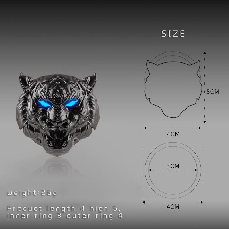 Carcasa de pornire cu un singur clic Decor dominator Decorare buton de aprindere Inel de protectie interior Senior Accesorii auto