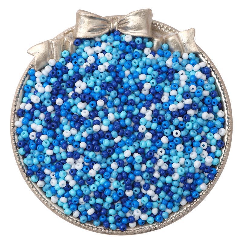 "2/3mm Solid Color Glass Rice Beads for Handmade DIY Jewelry: Bracelets & Necklaces"