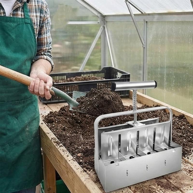 Permanent Metal Soil Former Collection For Producing Uniform Growing entities To Improve Germination Results