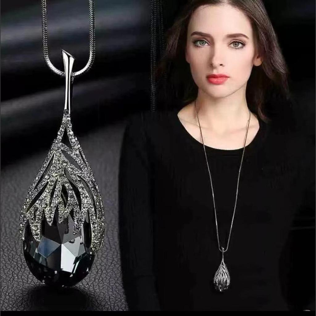 Elegant Cross-Border Sweater Chain: Luxury Women's Long Necklace - Versatile, Chic Autumn/Winter Accessory