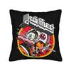 Judas Priest 2025 Tour Kuddfodral Kuddöverdrag Shield of Pain Konsert Fira 35:e Kuddfodral Heminredning Dragkedja