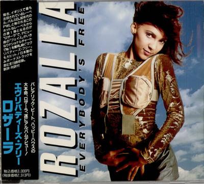 CD ROZALLA  Everybodys Free AVCD11036 Avex Trax 1992 Japan Dance  Electronica Used