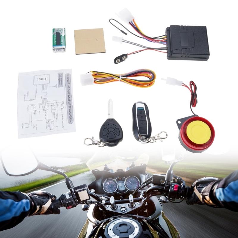 Waterproof ABS Motorcycle Alarm Anti Theft Device Universal Application High Sensitivity Security Device