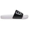 Emporio Armani EA7 Color Block Flat Slide Sandals Men footwear Black White XCP001XCC22Q655
