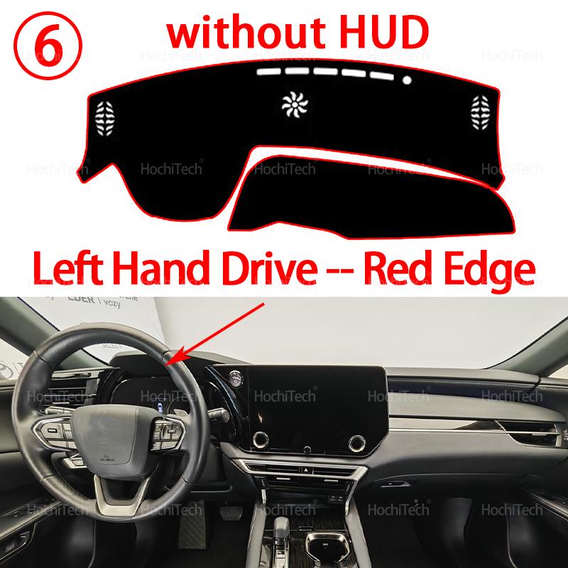 

Накладка на панель приладів для Lexus RX 350 500h RX350 RX500h ALA10 ALH10 2023 2024 Автомобільний килимок-підкладка Анти-УФ килимок Захист від сонця Килимок на панель приладів Килимок