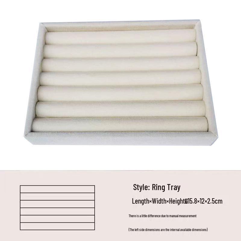 Sametová šperkovnice a organizér na náušnice, náramky a náhrdelníky