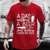 Beer Day Funny Graphic Y2k T Shirt for Men Drinking Party Short Sleeve Tees Summer Fashion Casual Streetwear Oversized Clothing