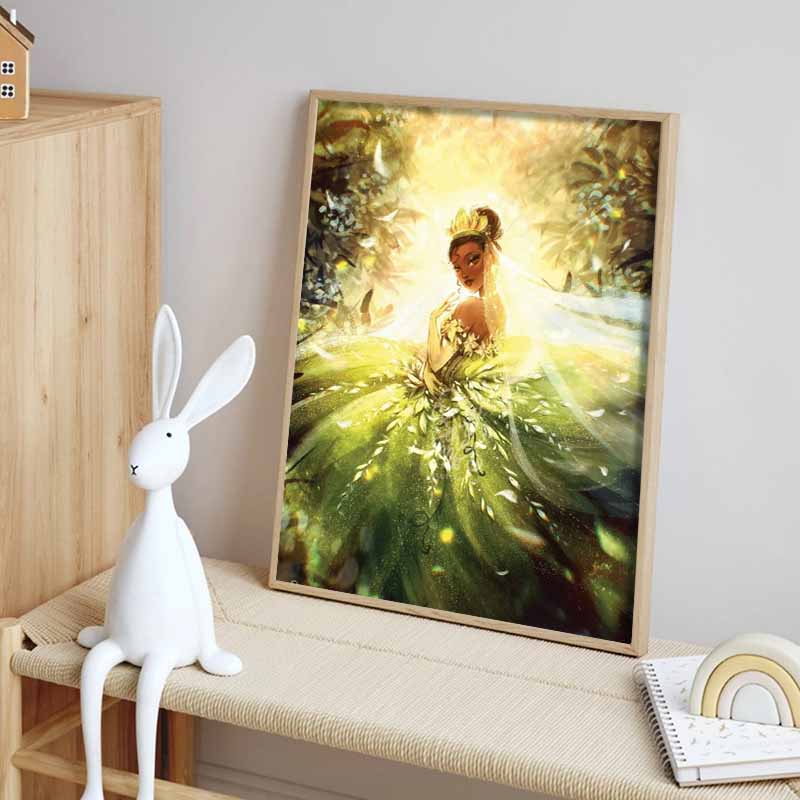 Disney Diamond Painting 5D The Princess and The Frog Cartoon Movie Cross Stitch Embroidery Craft Gift Home Decor