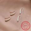925 Silver Rose Gold Water Drop Earrings Cute Small Dangle Earrings For Women Girls Gift S-E1160