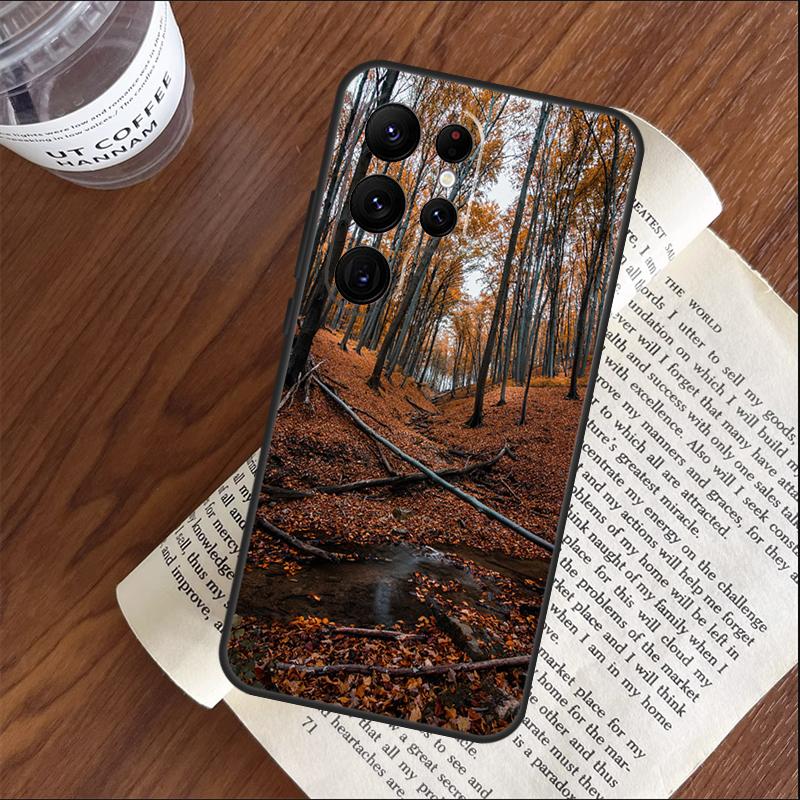 Beautiful Mountain Forest Nature Case For Samsung Galaxy S25 S24 S23 S22 S21 Ultra S9 S10 S20 Plus S24 FE Funda Cover Shell