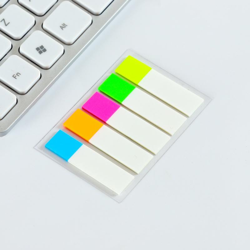 Morandi Semi-transparent Index Tabs - Student Study Labels PET Sticky Notes