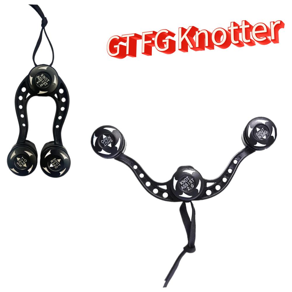 Fishing Line Knotting Assist Tool GT FG PR Knotter Bobbin Winder Manual Wire Binding Sea Lure Fishing Accessory