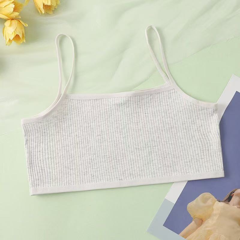 

8-16Лет Хлопок Развивающиеся Девочки Милый Мультяшный Бюстгальтер Детский Тренировочный Бюстгальтер Студенческое Спортивное Нижнее Белье one size серый