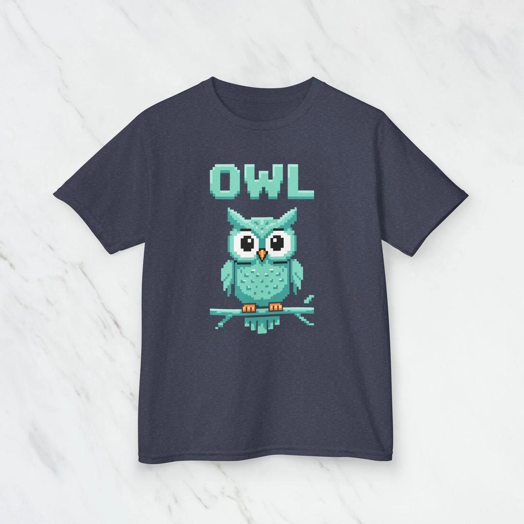 Cute Owl Tee - Fun Graphic Shirt for Children, Playtime and Everyday Wear