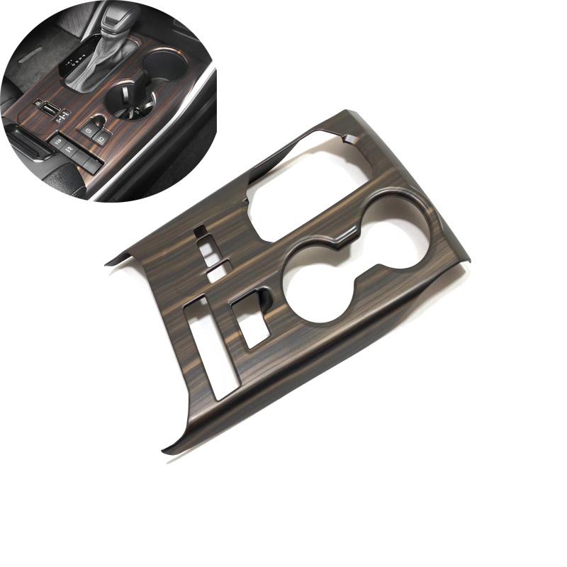 LHD For Toyota Highlander ABS carbonfiber Central Console Gear Shift Box Panel Cover Trim Interior accessories