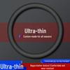 Husa universală pentru volan din piele naturală, pentru toate anotimpurile - Ultra-subțire, Respirabilă, Anti-alunecare, Aderență absorbantă pentru transpirație.