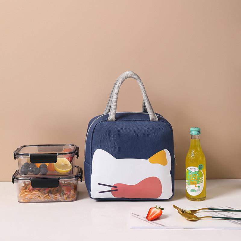 Primary School Students Bring Lunch Boxes, Autumn and Winter Insulated Bags, Carry Rice Bags, Bento Boxes, Meal Bags, Handbags, Aluminum Foil