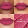Colors Queen Luxury Matte Non Transfer Lipstick - 03 Dusty Pink, 4g | Highly Pigmented, Single Stroke Application, Ultra Matte Long Lasting