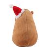 Kapibala Capybara Plush Toy Christmas Capibala Holding Gift Cute Exquisite Animal Stuffed Toy Christmas Tree House Xmas Decor