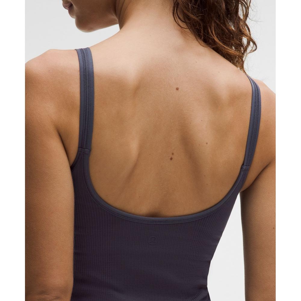 Lululemon EBB To Street SCoop NeCk Cropped Tank Top  Light Support  B C Cup atmospheriC Purple atmospheriC Purple