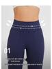 Women's High-Waist Seamless Yoga Pants with Pockets - Peach Lift, Non-Slip, High Elasticity