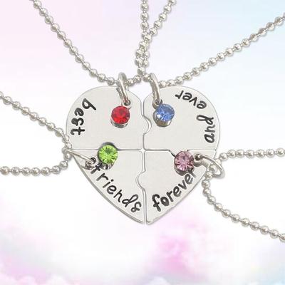 Fashion Nice Gift Best Friend Froever Necklace Womens Necklace Friendship Necklaces 4 Bff