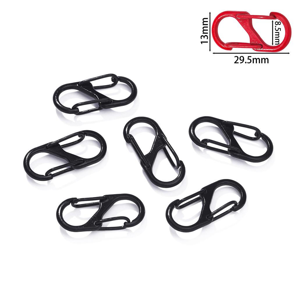 5Pcs/lot Colorful S Shape Spring Clasp End Clasps Hooks Chain Connectors For Bracelet Necklace DIY Jewelry Making Supplies