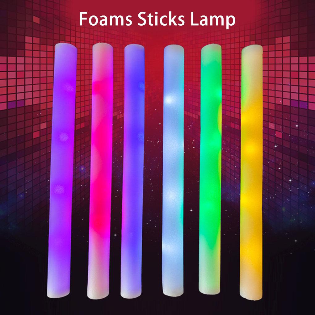 LED Glow Sticks Concert Foams Stick Tube Light Lighting Colorful Luminous Festival for Xmas Wedding Bar Supply