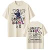 Vintage Washed Chris Brown Breezy Bowl XX Tour 2025 R&B Pop Graphic T-shirt Men Women Printed Tee Summer Casual Fashion Clothing Tops Streetwear