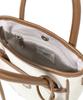 Covernat Woman Cloverheart Emma Round Tote Bag Brown