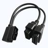 OBD2 Dual Port Extension Cable for Car Diagnostics
