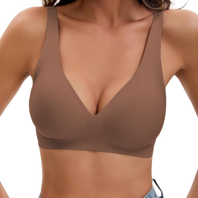 Underwear Women's Seamless Steel Rim Comfortable Full Cup Bra Hot