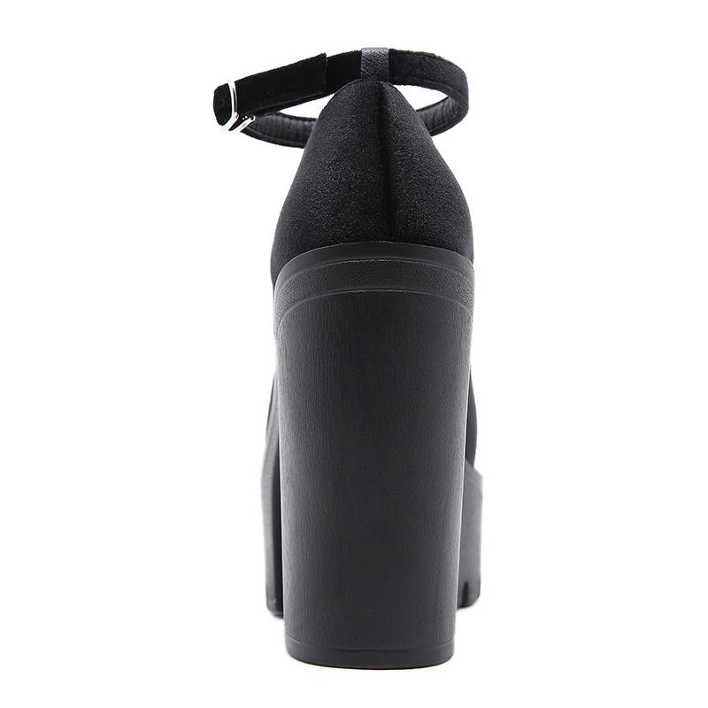 Весенне-осенние пикантные женские туфли-лодочки на платформе — фото 8