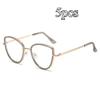 New Fashion Cat Eye Women Anti Blue Light Eyeglass Imported High Quality Brand Anti Radiation Eyeglasses/Replaceable Len