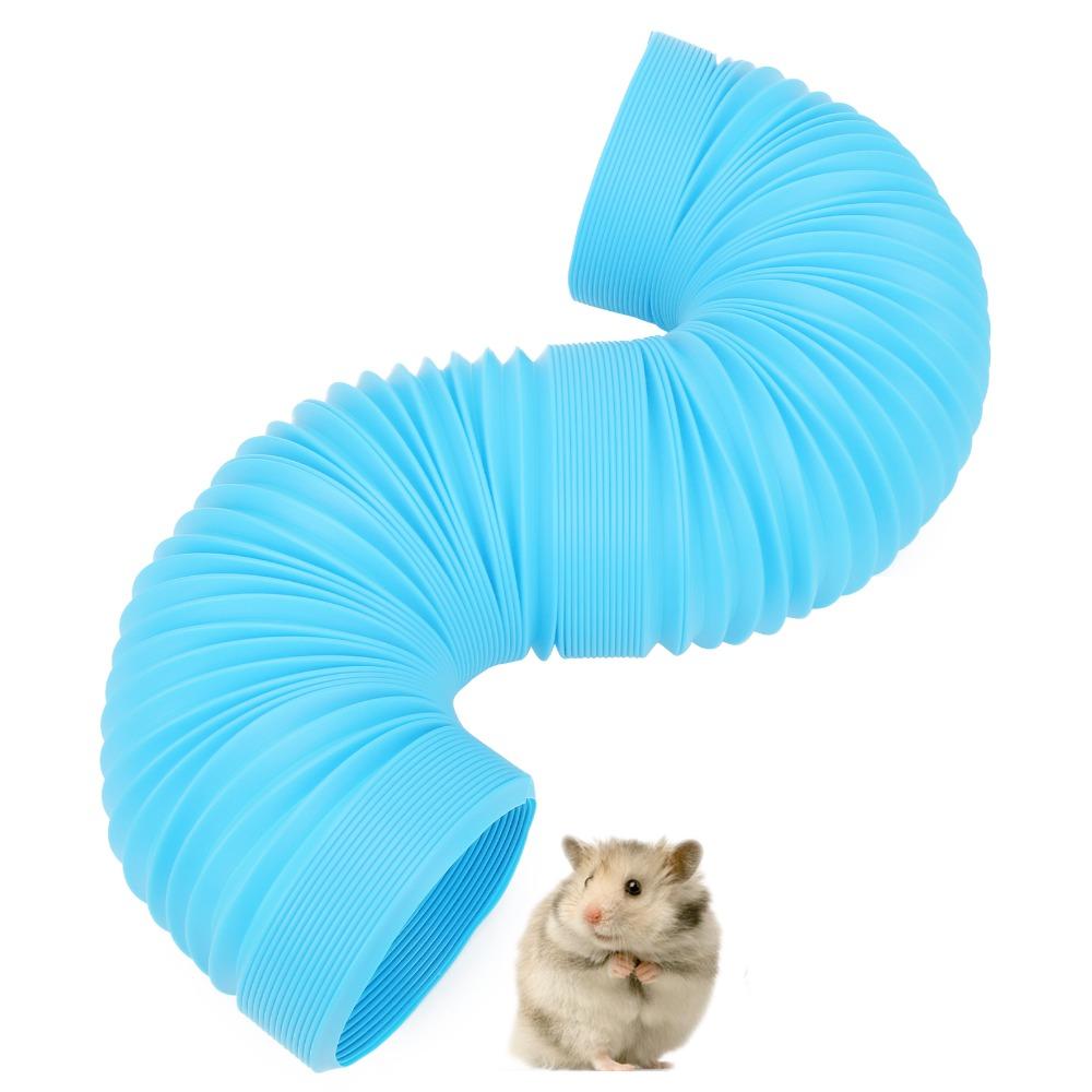 Retractable Small Animal Play Tunnel Durable Retractable Pet Play Tunnel Mini Pet Tunnel Toy  Mink