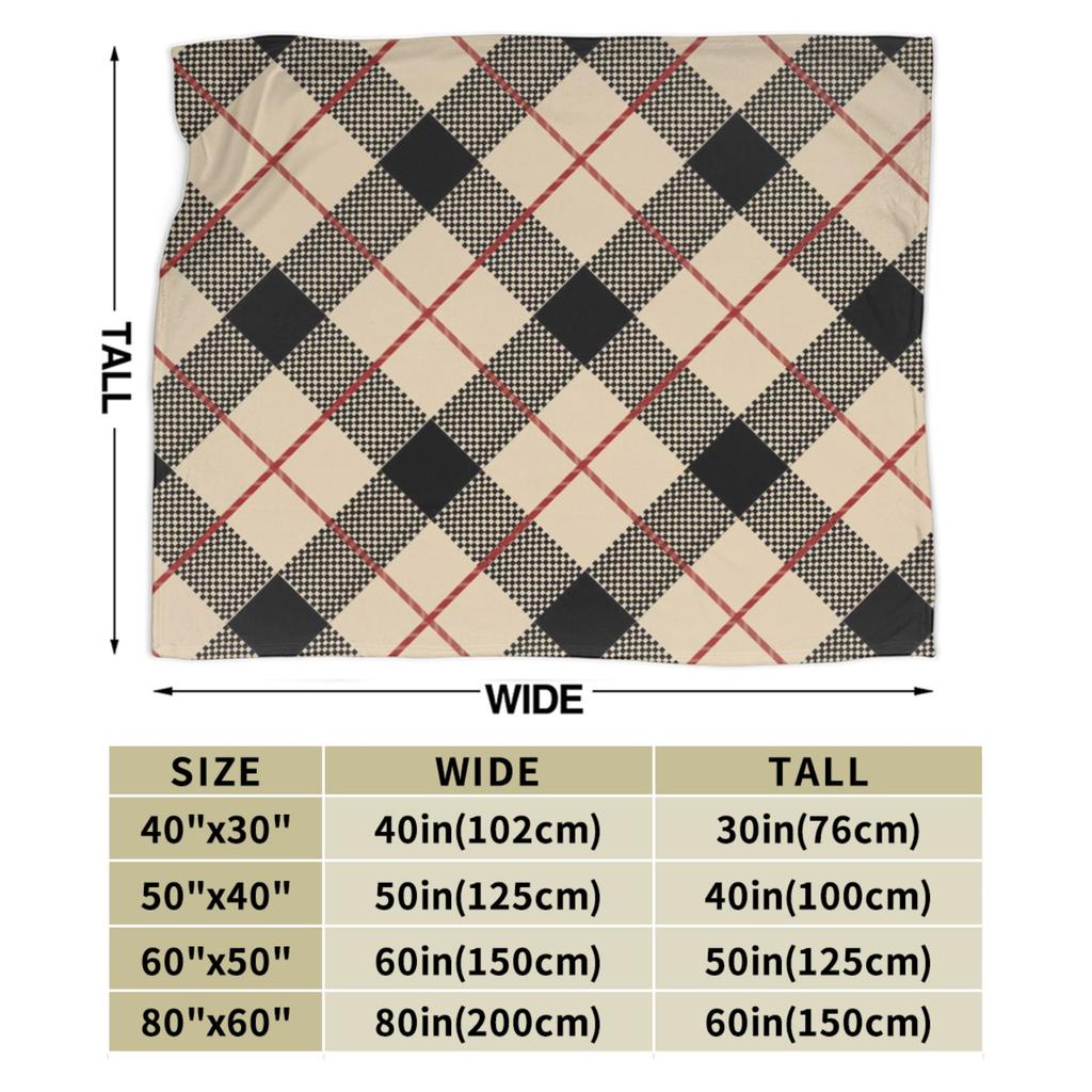 Yellow Tartan Soft Warm Blanket Children Plush Throw Blanket Novelty Couch Bed Flannel Bedspread Sofa Bed Cover