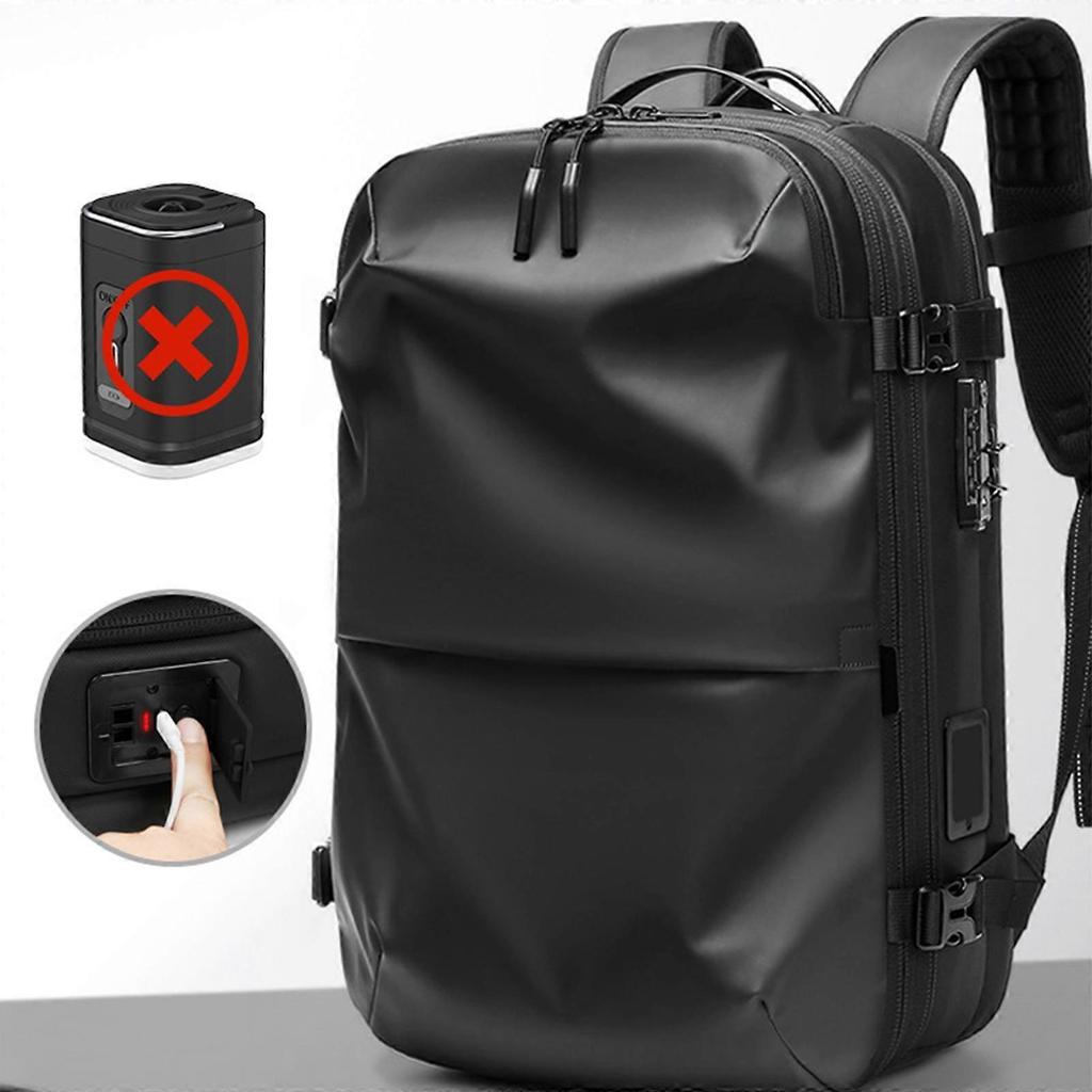 Large Capacity Business Backpack Vacuum Seal Travel Backpack Expandable Air Compression Vacuum Seal Bag for Clothing